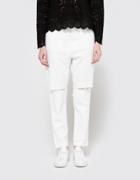 Georgia Alice Ga Boyfriend Denim In White