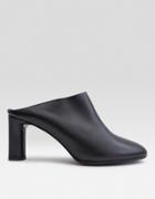 Robert Clergerie Eolo Mule In Black Calf