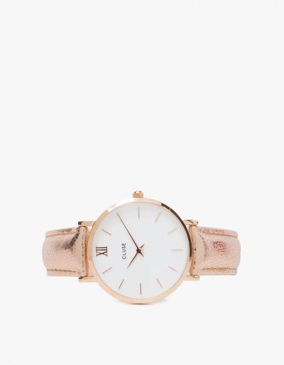 Cluse Minuit Rose Gold White/rose Gold