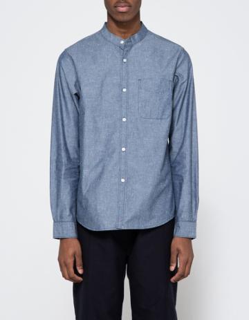 La Panoplie Chambray Band Collar