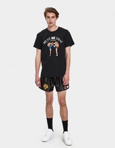 Vier Antwerp Antwerp Muay Thai Trunk In Black