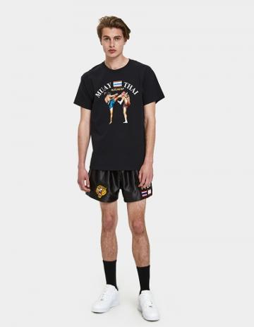 Vier Antwerp Antwerp Muay Thai Trunk In Black