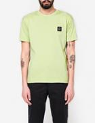 Stone Island Patch Logo T-shirt In Pistacchio
