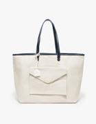 Clare V. Volie Canvas Tote In Natural