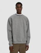 Acne Studios Flogho Sweatshirt In Light Grey