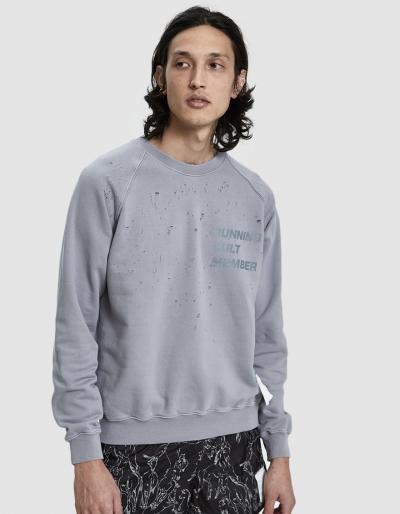 Satisfy Cult Moth Eaten Sweatshirt In Fog