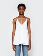 T By Alexander Wang Cotton Poplin Trapeze Cami