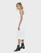 Farrow Pippa Tie Midi Dress In White