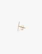 Kathleen Whitaker Long Staple Stud In Yellow Gold
