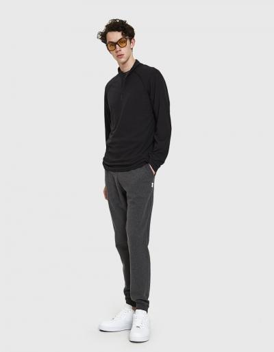 Reigning Champ Coolmax Pique Trail Tee In Black