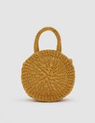 Clare V. Woven Petit Alice Bag In Yellow