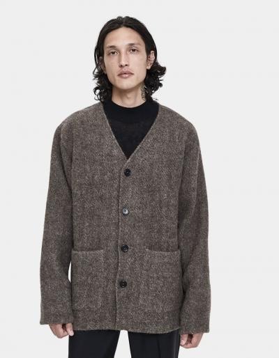 Our Legacy Cardigan Sweater In Alpaca Blanket Brown