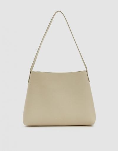 Mansur Gavriel Small Pebbled Leather Hobo Bag