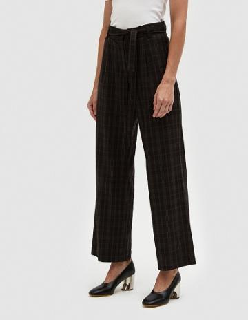 Achro Tie Front Wide-leg Pants
