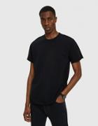 Reigning Champ Terry Cut-off Ss Crew In Black