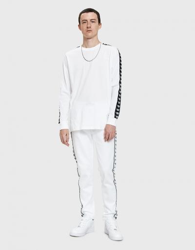 Kappa Kontroll Kontrol Long Sleeve T-shirt In White