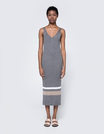 Farrow Layton Sweater Dress In Grey