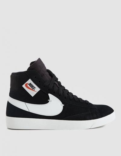 Nike W Blazer Mid Rebel Sneaker In Black