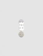 Loren Stewart Single 3 Disk Hinged Earring
