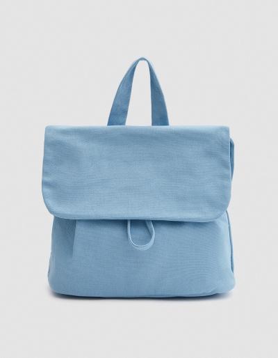 Baggu Canvas Shoulder Bag In Washed Blue