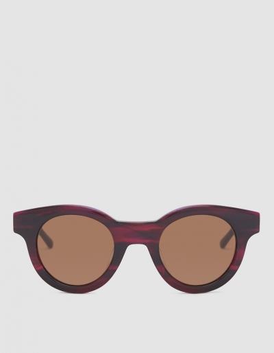 Sun Buddies Edie Sunglass In Purple Patte