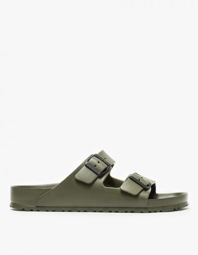 Birkenstock Arizona In Khaki Eva