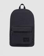 Herschel Supply Co. Pop Quiz Cotton Canvas Backpack In Canvas Black