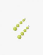 Surface Handmade Falling Shape Earrings In Chartreuse