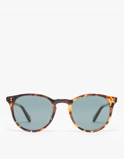 Garrett Leight Milwood 46 Dark Tort/blue