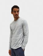 Reigning Champ Ls Set-in Tee Ringspun Jersey In Ice