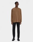 Lemaire Long Sleeve Woven Henley