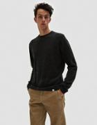 Norse Projects Sigfred Lambswool Sweater In Charcoal