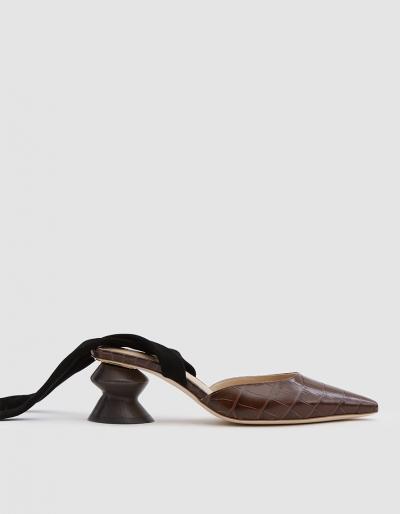 Rejina Pyo Barbara Heel In Brown/black