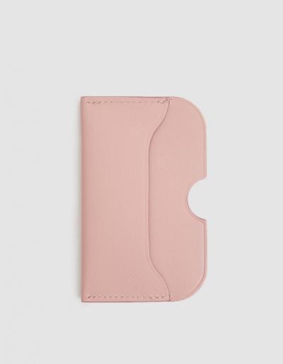 Acne Studios Elmas Card Holder In Powder Pink