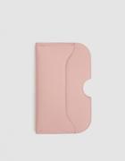 Acne Studios Elmas Card Holder In Powder Pink