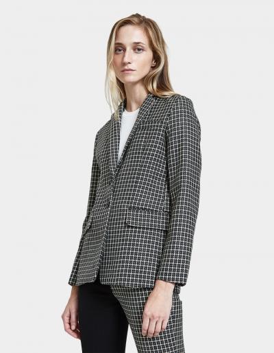 Maryam Nassir Zadeh Mercury Blazer In Plaid
