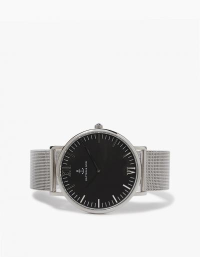 Kapten & Son Campus Silver Black