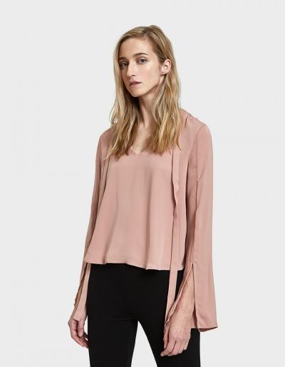 Farrow Sabina Tie Neck Top