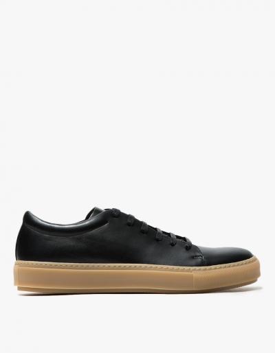 Acne Studios Adrian Turnup Sneaker In Black