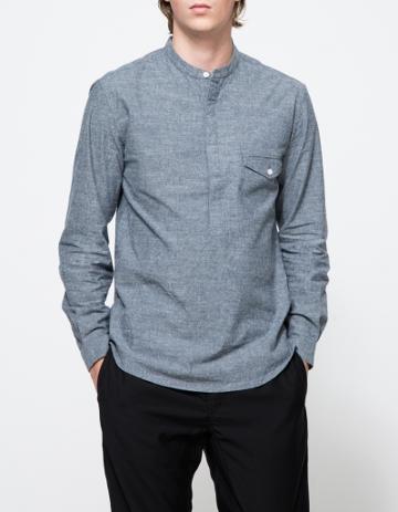 Shades Of Grey Banded Collar Popover