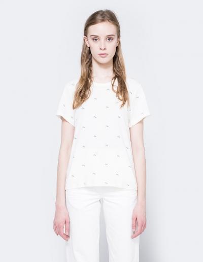 A.p.c. T-shirt Aquarius In Off-white