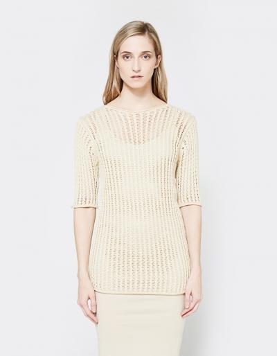 Lauren Manoogian Cane Tee In Ivory