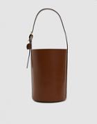 Trademark Small Classic Leather Bucket Bag