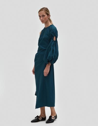 Farrow Marquis Dress In Teal