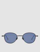 Komono Mercer Sunglasses In Black/blue
