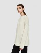 Lauren Manoogian Mock Pullover In White