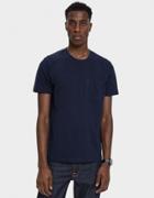 Nudie Jeans S/s Kurt Worker Tee In Navy