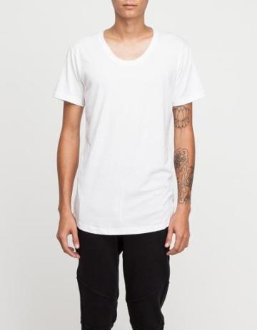 John Elliott + Co. Curve U-neck In White