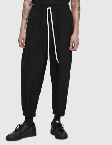 Dima Leu Overdyed Jersey Pant In Black