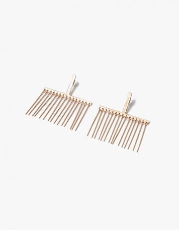 Faris Linelashes Bronze Earrings